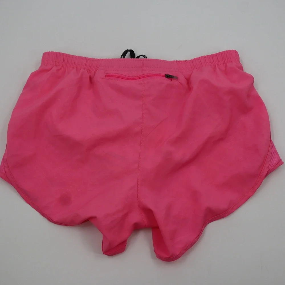 Nike Dri-FIT Running Shorts Womens Small Pink AJ4713-607‎ Mesh Zip Pocket